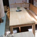 Verlengbare houten eettafel - aanbieding