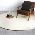 Ronde wollen vloerkleden Stavanger 55% wol